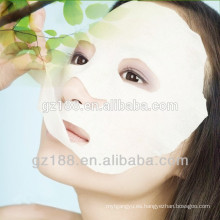 Máscara facial de cristal de colágeno de tela no tejida spunlace blanqueadora y nutritiva